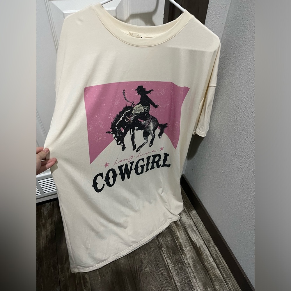 Long Live Cowgirl T-shirt dress